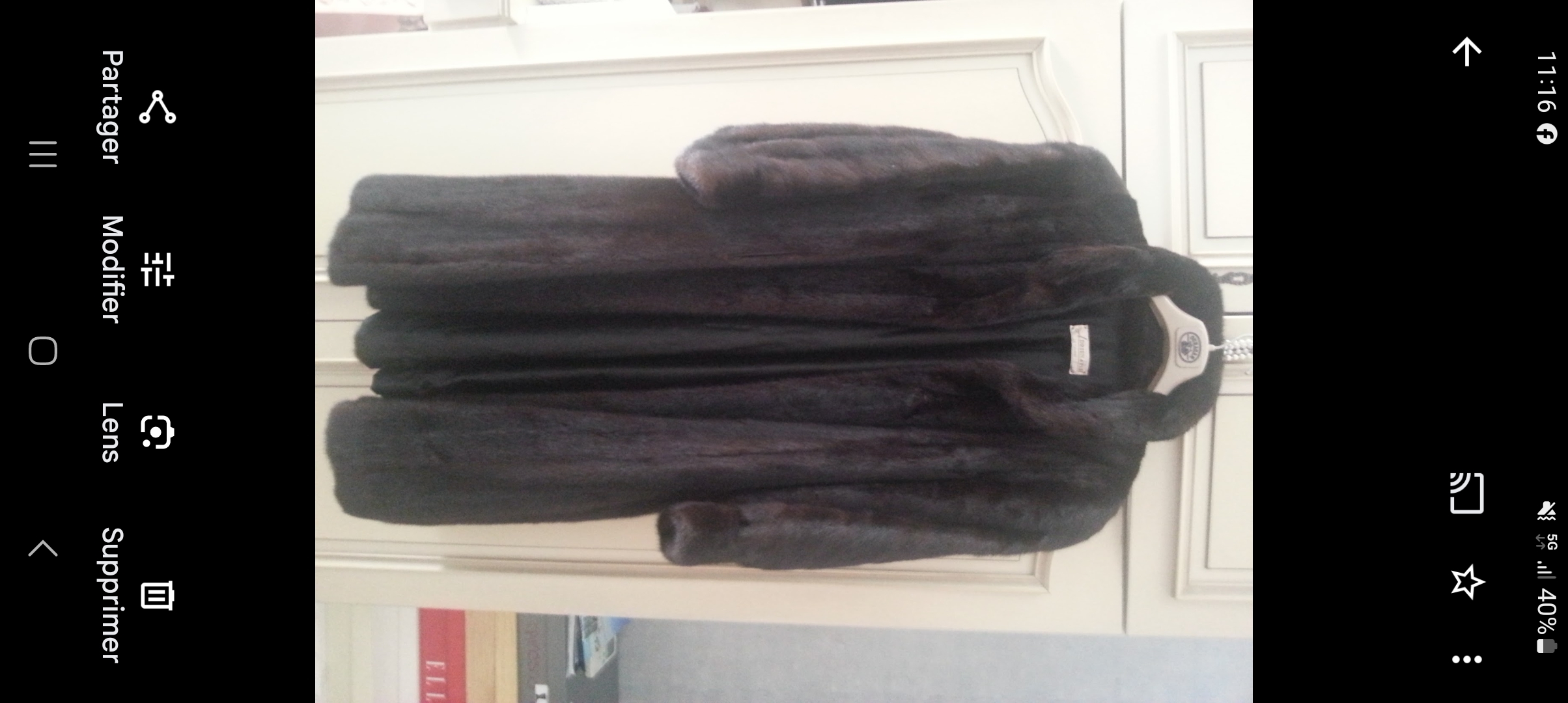 vison noir neuf magnifique porter 1 fois 0 Cannes (06)