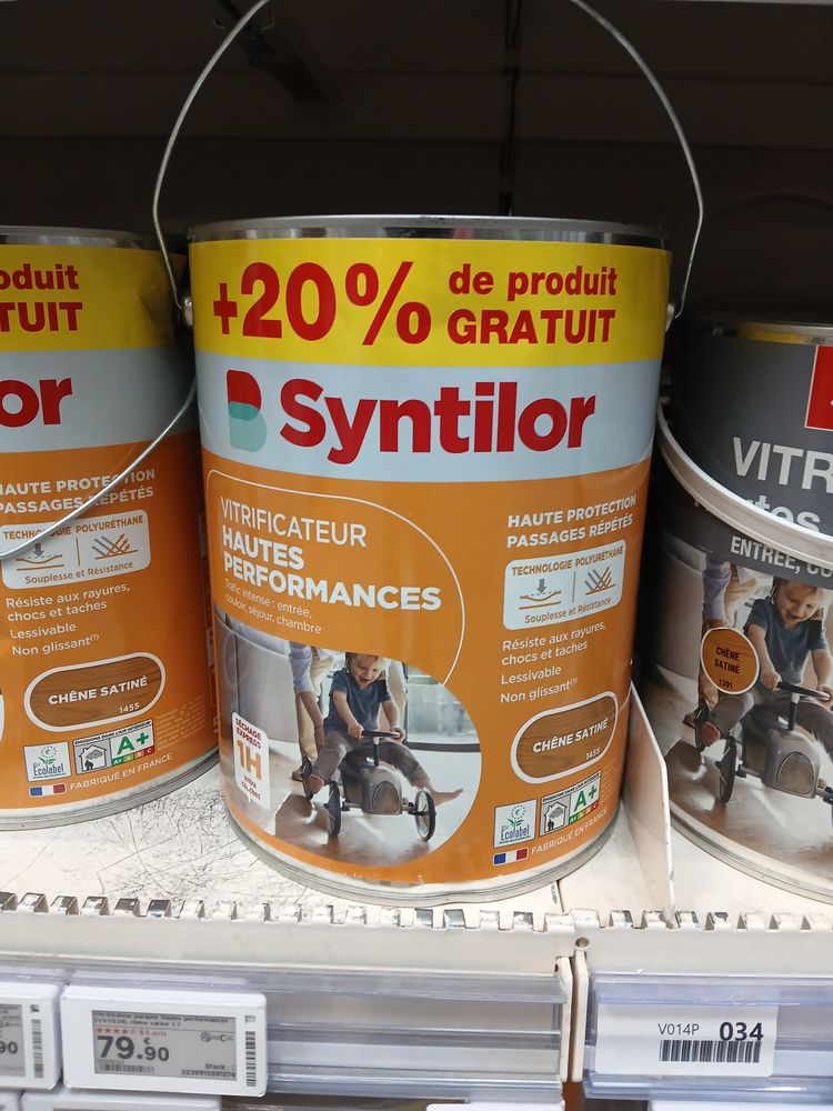 Vitrificateur ch�ne satin� 40 Saint-�tienne-de-Saint-Geoirs (38)