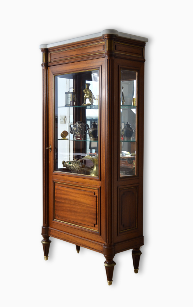  Vitrine Argentier Louis XVI en Acajou XX Si�cle 850 Pantin (93)