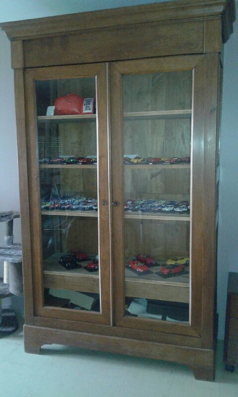 Vitrine ch�ne massif 150 Troyes (10)