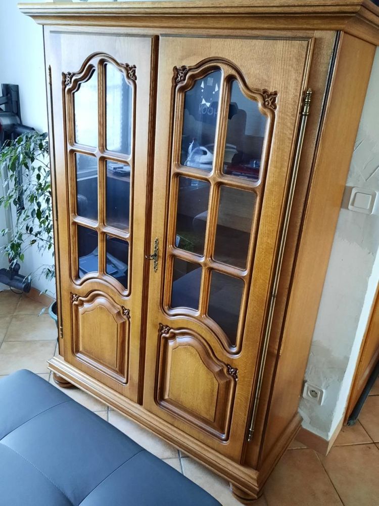 vitrine ch�ne massif 350 Hinges (62)