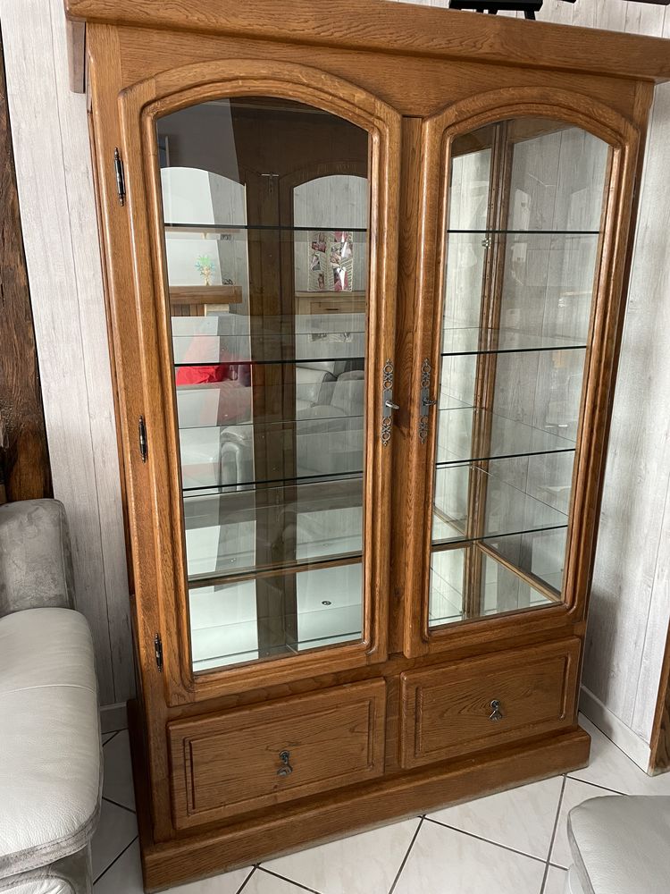 Vitrine ch�ne massif 
100 Monnaie (37)