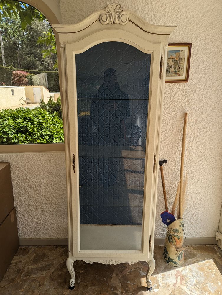 Vitrine bon �tat 3 �tag�res 80 Moissac-Bellevue (83)