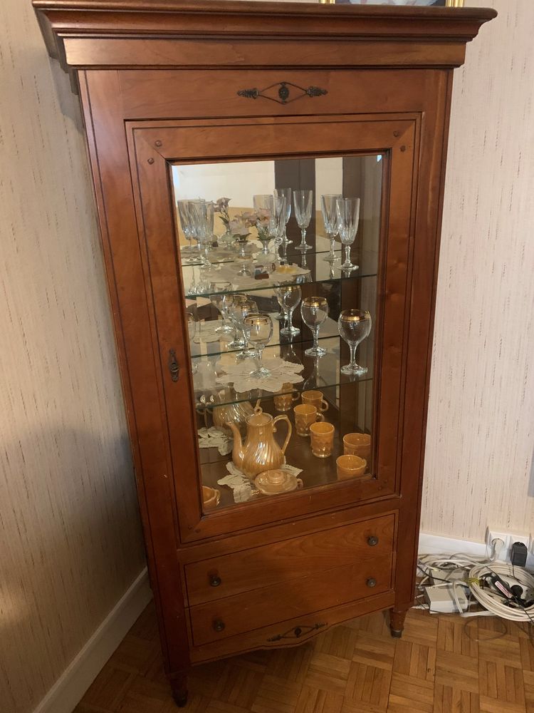 vitrine en merisier massif 150 �lancourt (78)