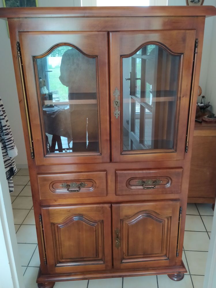 vitrine vaisselier  merisier 130 Aurillac (15)