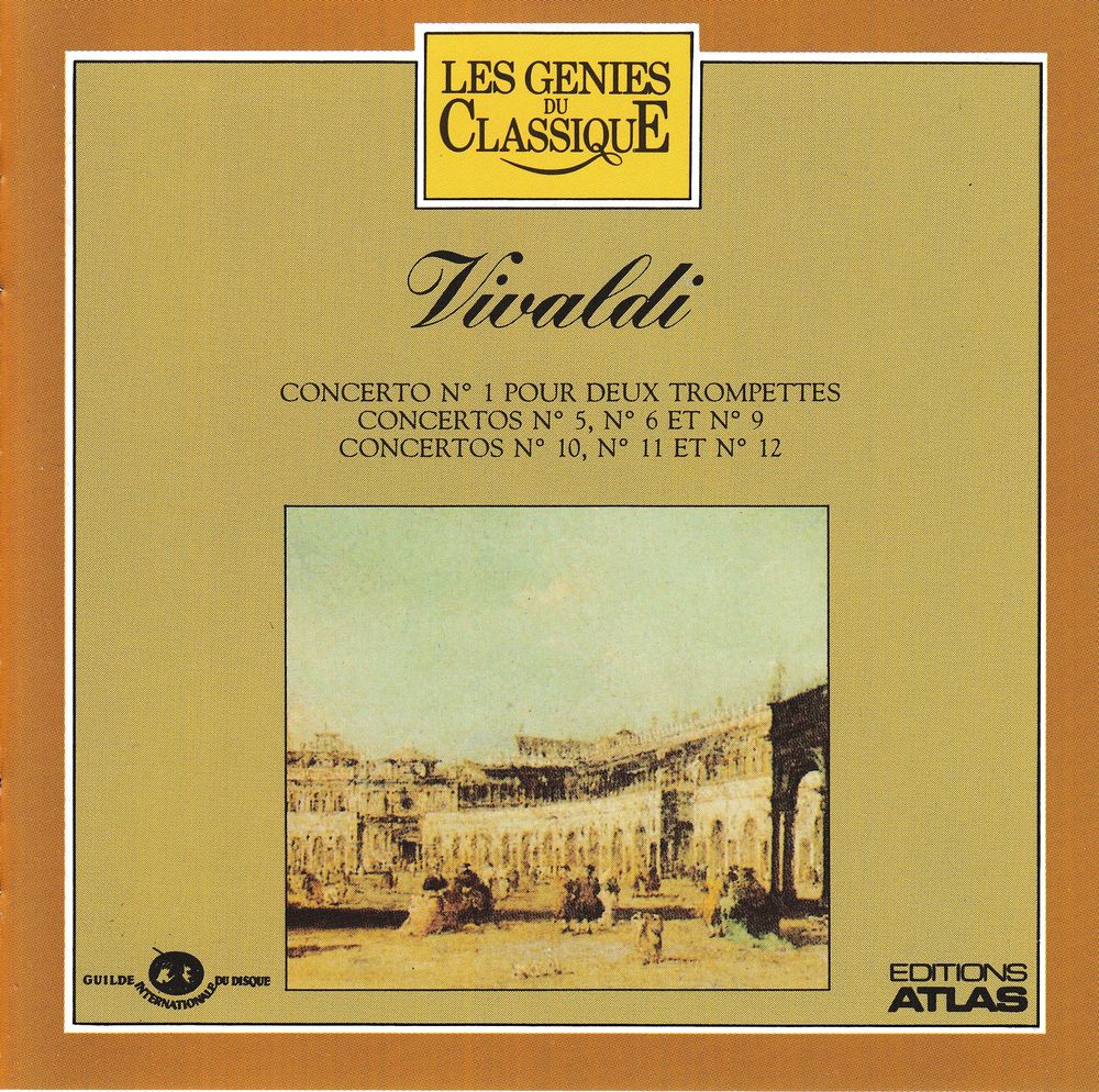 CD    Vivaldi    Concerto N�1 Pour 2 Trompettes, Concerto... 6 Antony (92)
