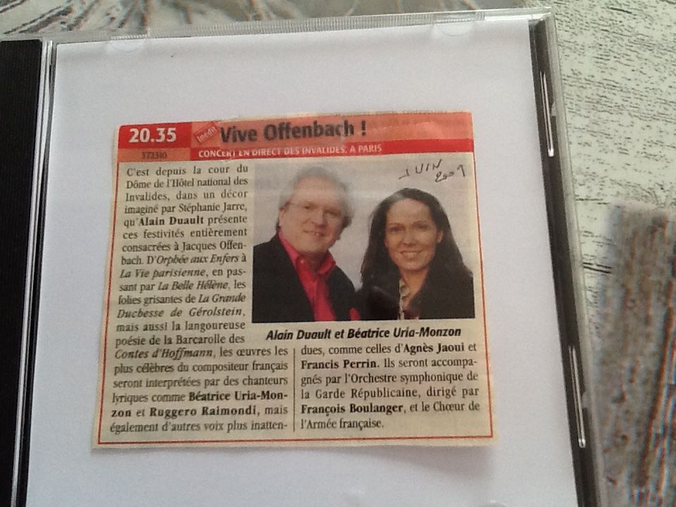 DVD  VIVE OFFENBACH  5 Saint-Etienne (42)