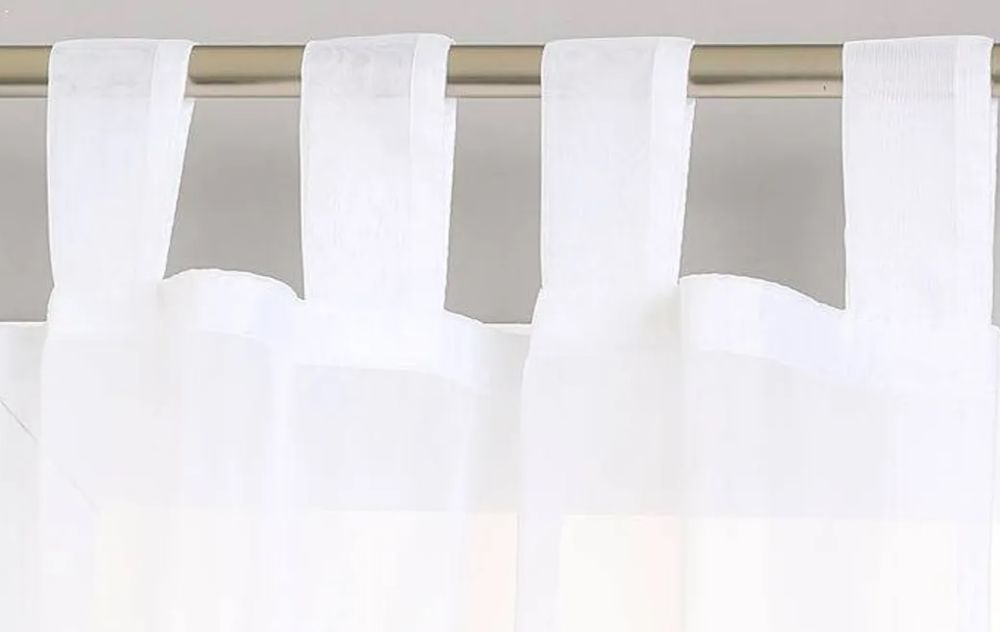 voilage polyester blanc 140 x 145 cm 8 Beauchamp (95)