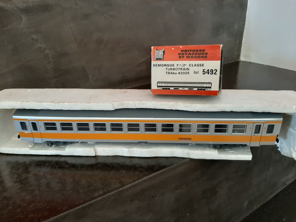 Voiture mixte RTG turbo train Jouef 1er/2eme classe 25 Le Thor (84)