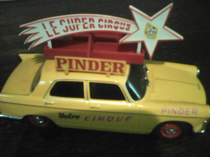 Voiture 404 Peugeot Pinder 1/43 15 Marmande (47)