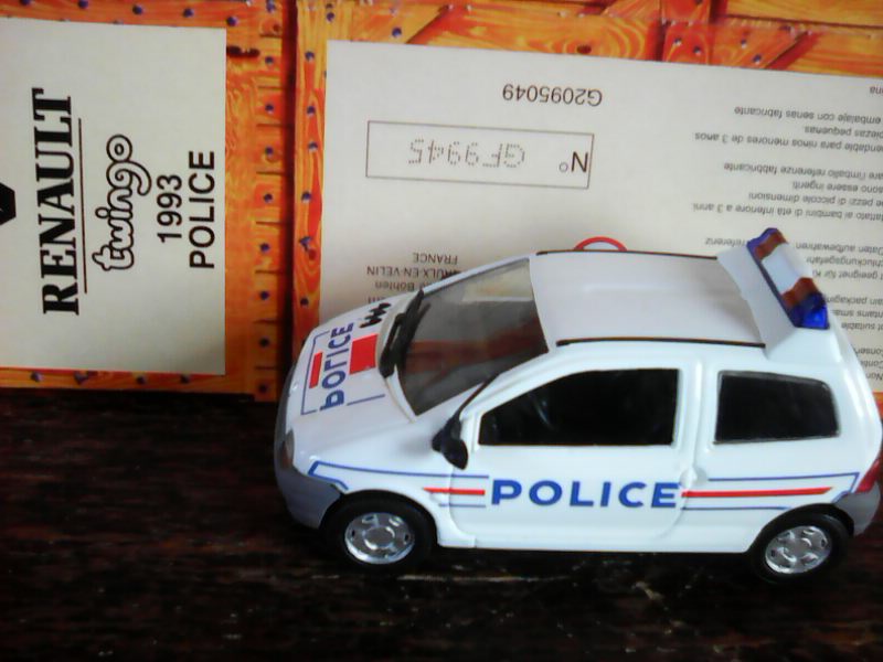 Voiture Police Renault Twingo 1993 Norev 1/43 14 Marmande (47)