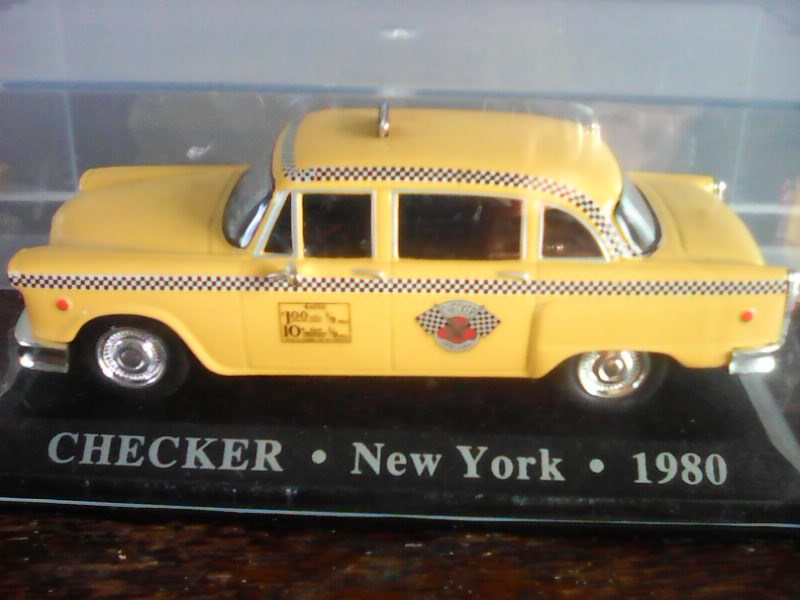 Voiture Taxi Checker New York 1980 1/43 15 Marmande (47)