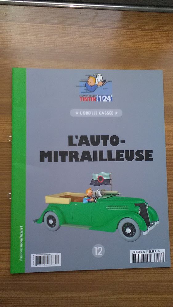 VOITURE DE TINTIN LA N�12         L' AUTO MITRAILLEUSE     60 Dolus-d'Ol�ron (17)