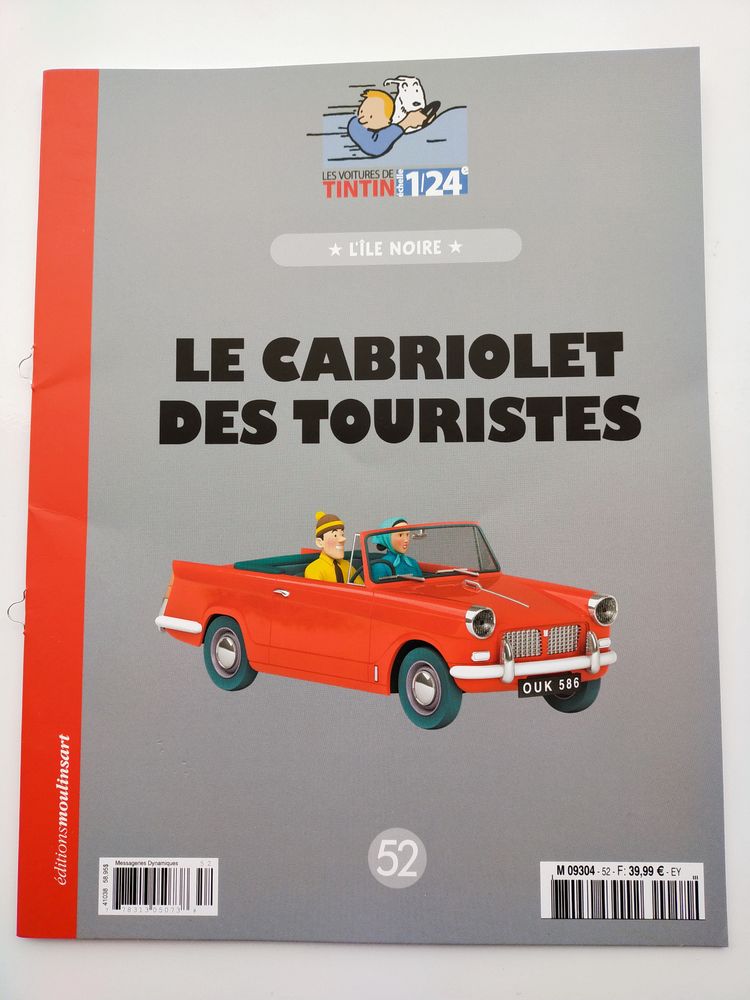 VOITURE DE TINTIN LA  N� 52    LE CABRIOLET DES TOURISTES    60 Dolus-d'Ol�ron (17)