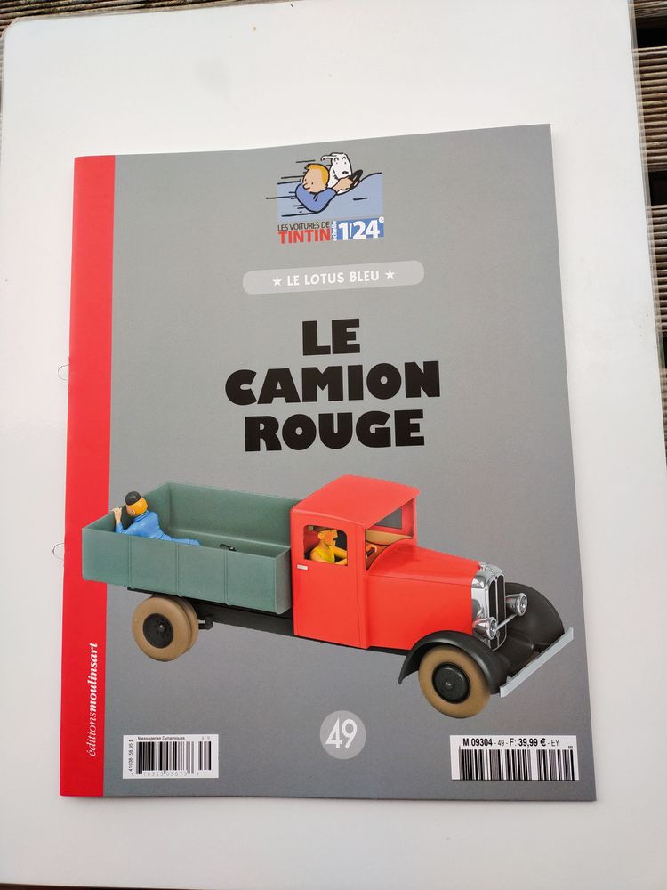 VOITURE DE TINTIN LA N� 49       LE CAMION ROUGE    60 Dolus-d'Ol�ron (17)