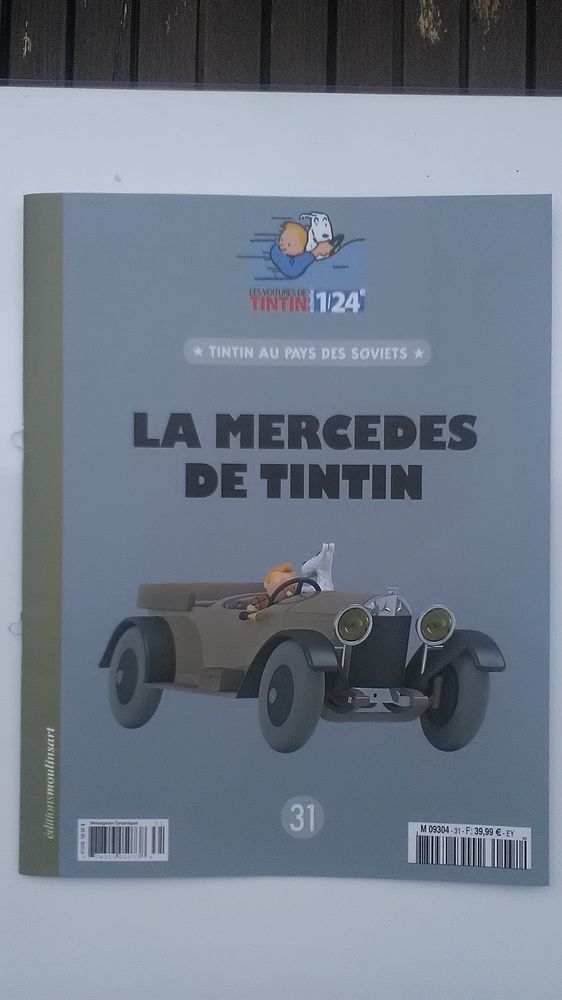 VOITURE DE TINTIN LA N�31         LA MERCEDES DE TINTIN     60 Dolus-d'Ol�ron (17)