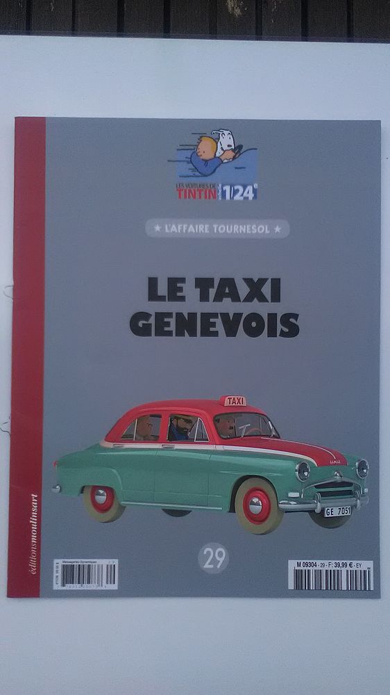 VOITURE DE TINTIN LA N�29          LE TAXI GENEVOIS     60 Dolus-d'Ol�ron (17)