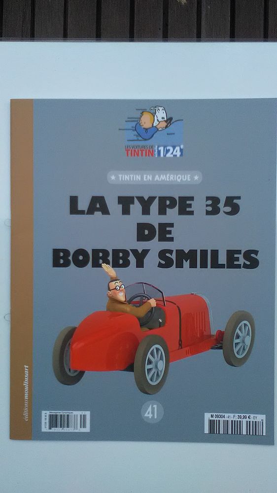 VOITURE DE TINTIN LA N° 41   LA TYPE 35 DE BOBBY SMILES    70 Dolus-d'Oléron (17)