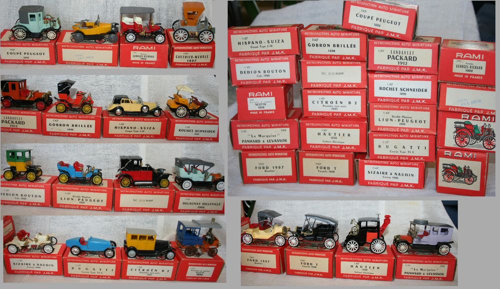 Voitures anciennes  RAMI JMK en acier 200 Quimper (29)