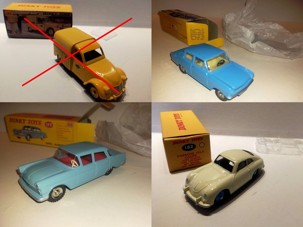 Lot de 3 voitures DINKY TOYS au 1/43e
27 Mirecourt (88)