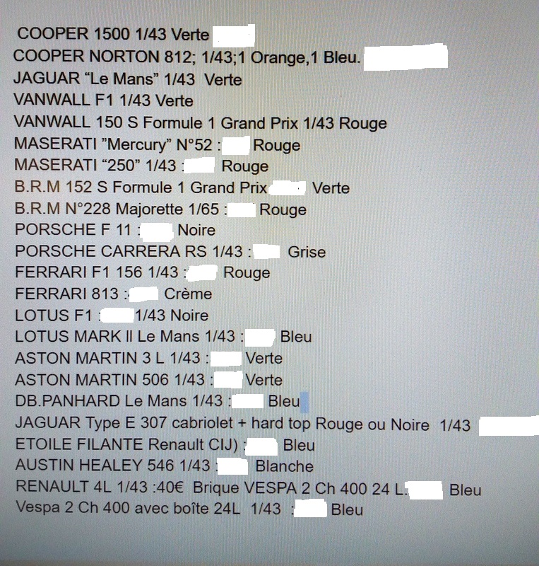 Voitures miniatures de collection ann�es 50-60 25 Sept�me (38)