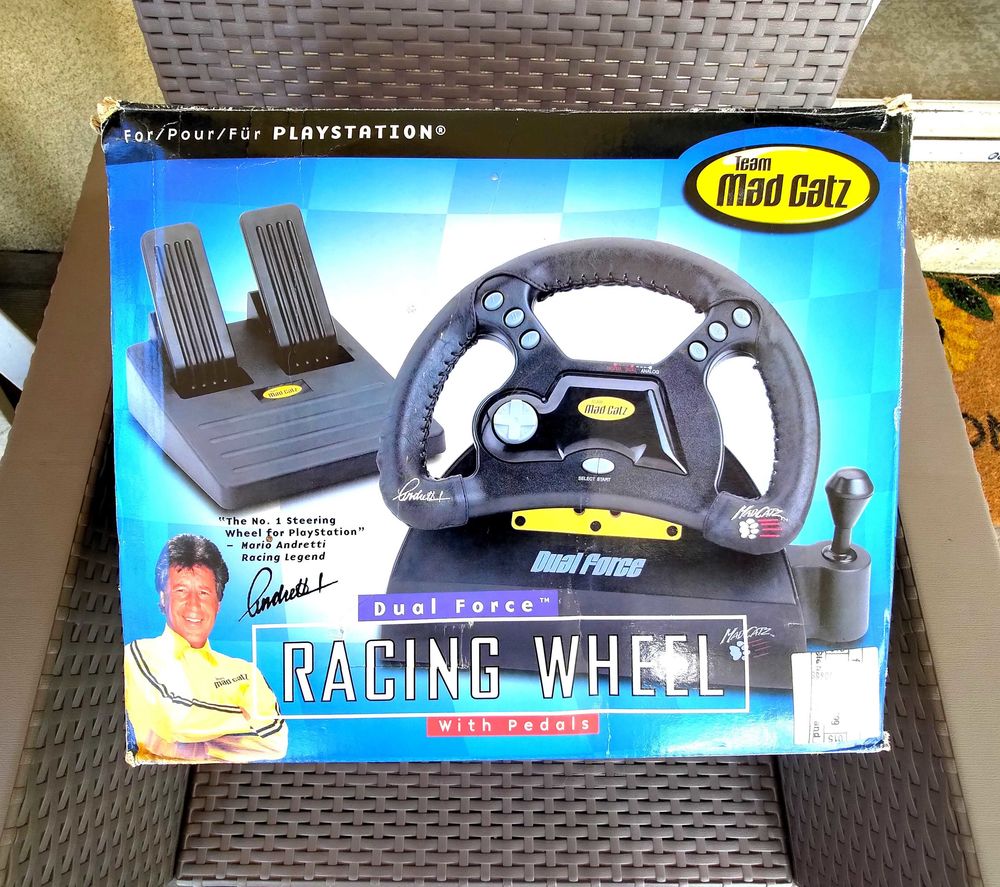 Volant + P�dalier MadCatz pour PS1 �  SAISIR 25 Jumilhac-le-Grand (24)