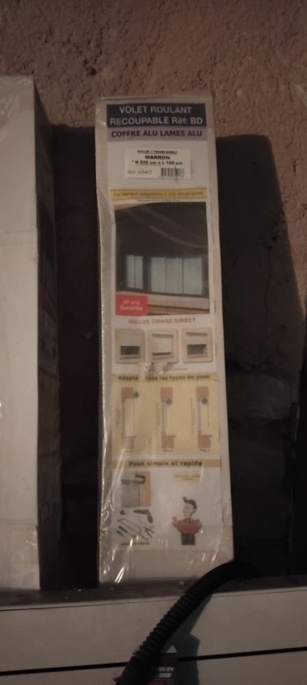 Volet roulant recoupable - 225 x 100 - NEUF 90 Haudainville (55)