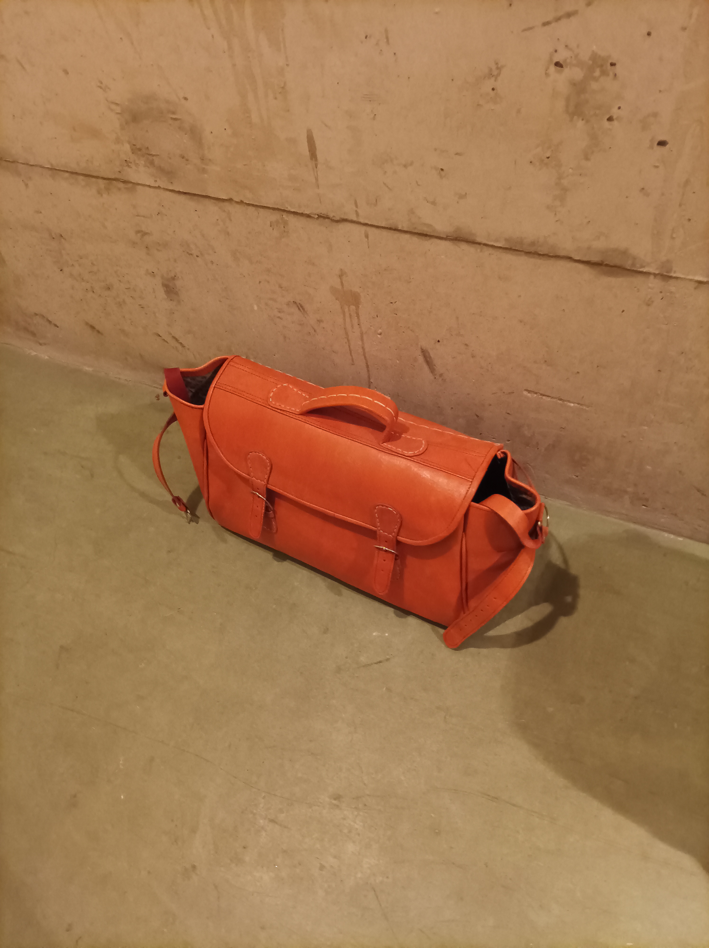 Sac de voyage cabine en cuir 50 Paris 19 (75)