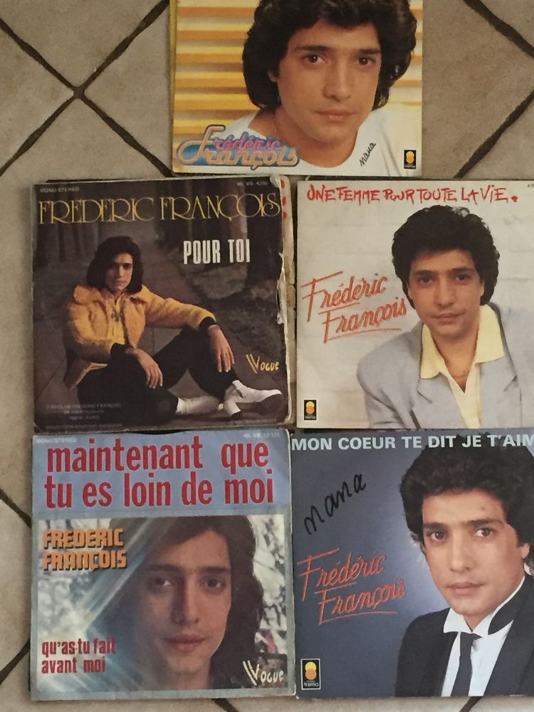 lot de 5 vyniles de Fr�d�ric Fran�ois 25 Beaucaire (30)