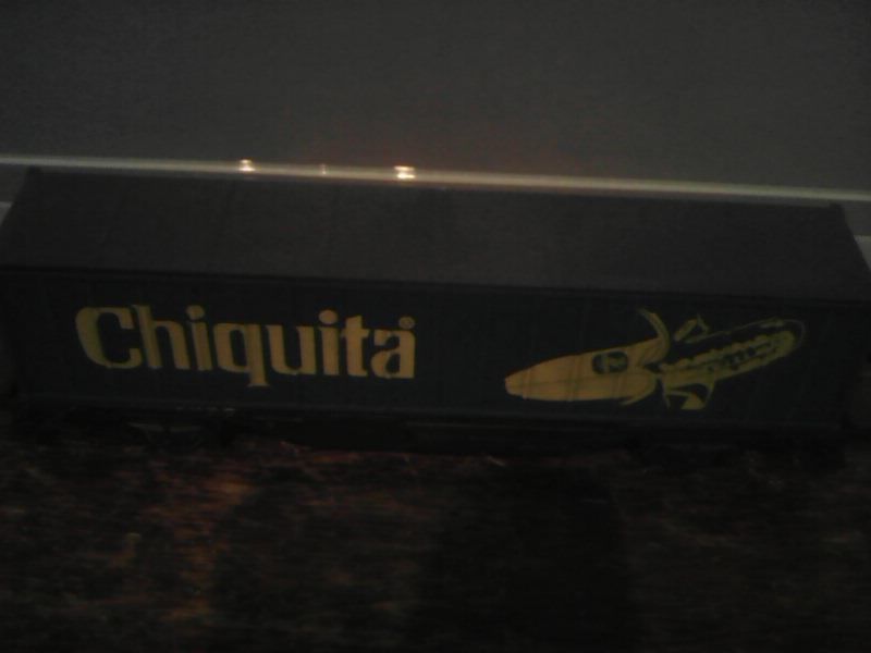 Wagon Porte container Chiquita Lima  HO 15 Marmande (47)