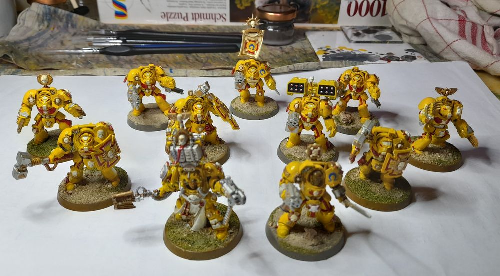 WARHAMMER 40 K Escouade compl�te de space marine terminator 180 Montreuil (93)