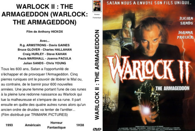   Warlock II, The Armageddon   - RARE EN VF 15 Claye-Souilly (77)