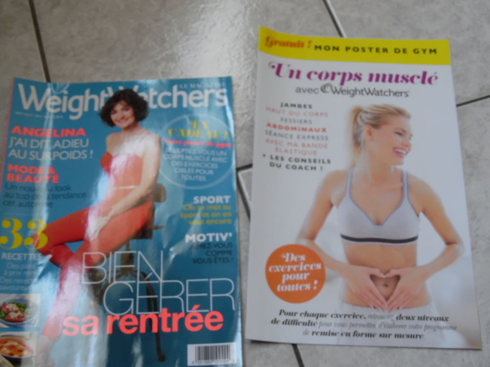 WEIGHT WATCHERS : magazine avec suppl�ment corps muscl� 5 Abbeville (80)