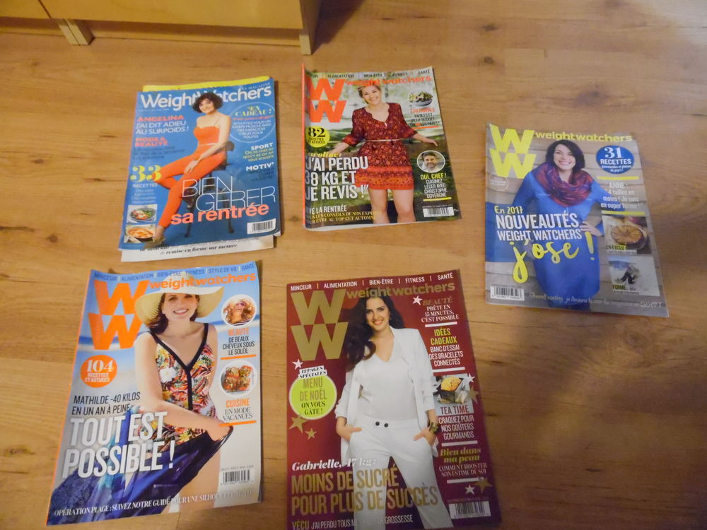 WEIGHT WATCHERS : lot de 5 magazines, excellent �tat 10 Abbeville (80)