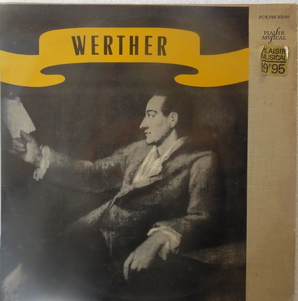 WERTHER Disque vinyle 33 Tours  Drame lyrique en quatre acte 14 Castries (34)