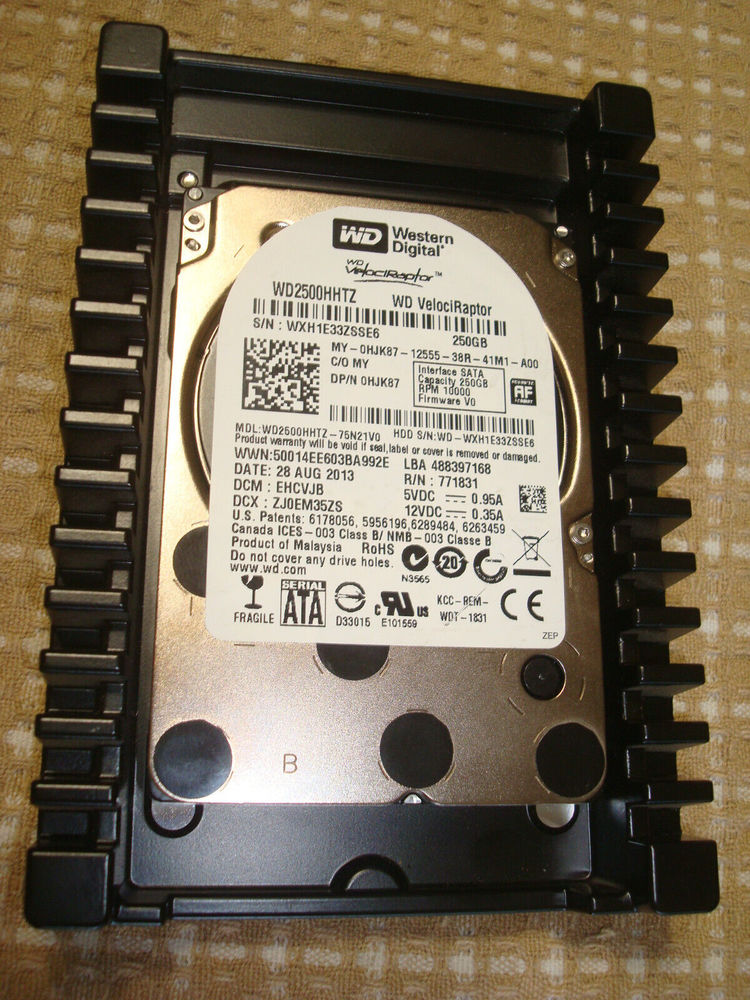 Western Digital 250 GB Velociraptor Disque Dur Serial ATA II 80 Villemomble (93)