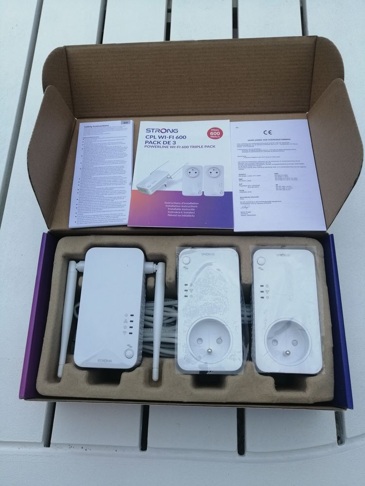 CPL WIFI   600 Mbps    PACK DE 3  de marque  STRONG 45 Beauregard (01)