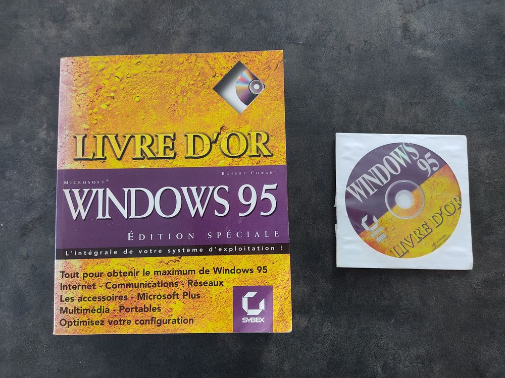 Windows 95 Livre d'or avec CD éditions SYBEX 25 Boisset-et-Gaujac (30)