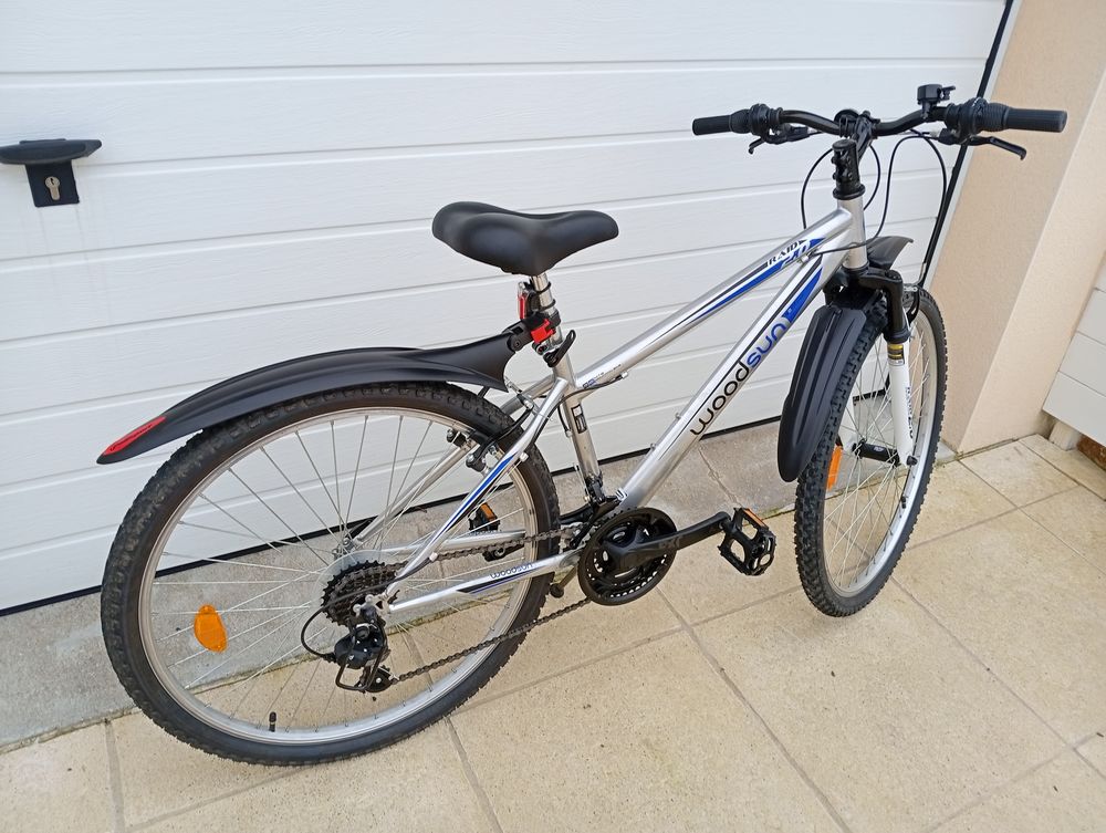VTT WOODSUN ALU 26 pouces gris /bleu 160 Fresnay-en-Retz (44)