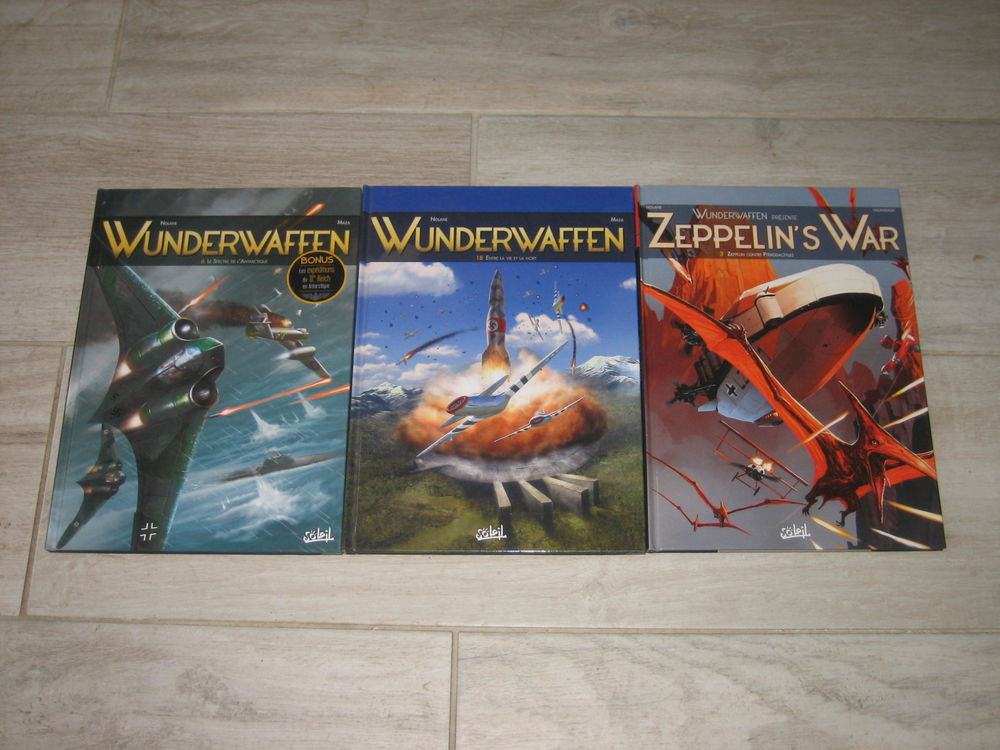 lot 3 bd WUDERWAFFEN 6+18+ZEPPELIN'S WAR 3 EO SOLEIL 24 C�zy (89)