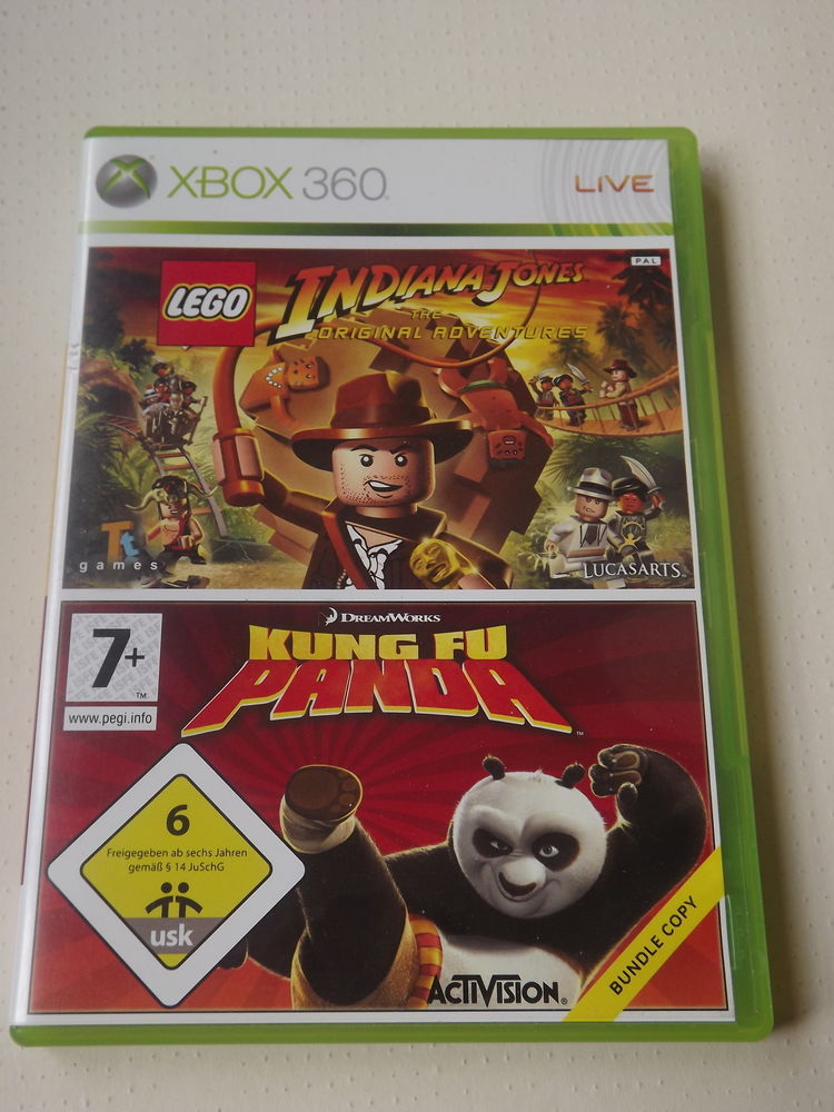 Jeu Xbox 360 Indiana Jones et Kung Fu panda complet 10 Courbevoie (92)