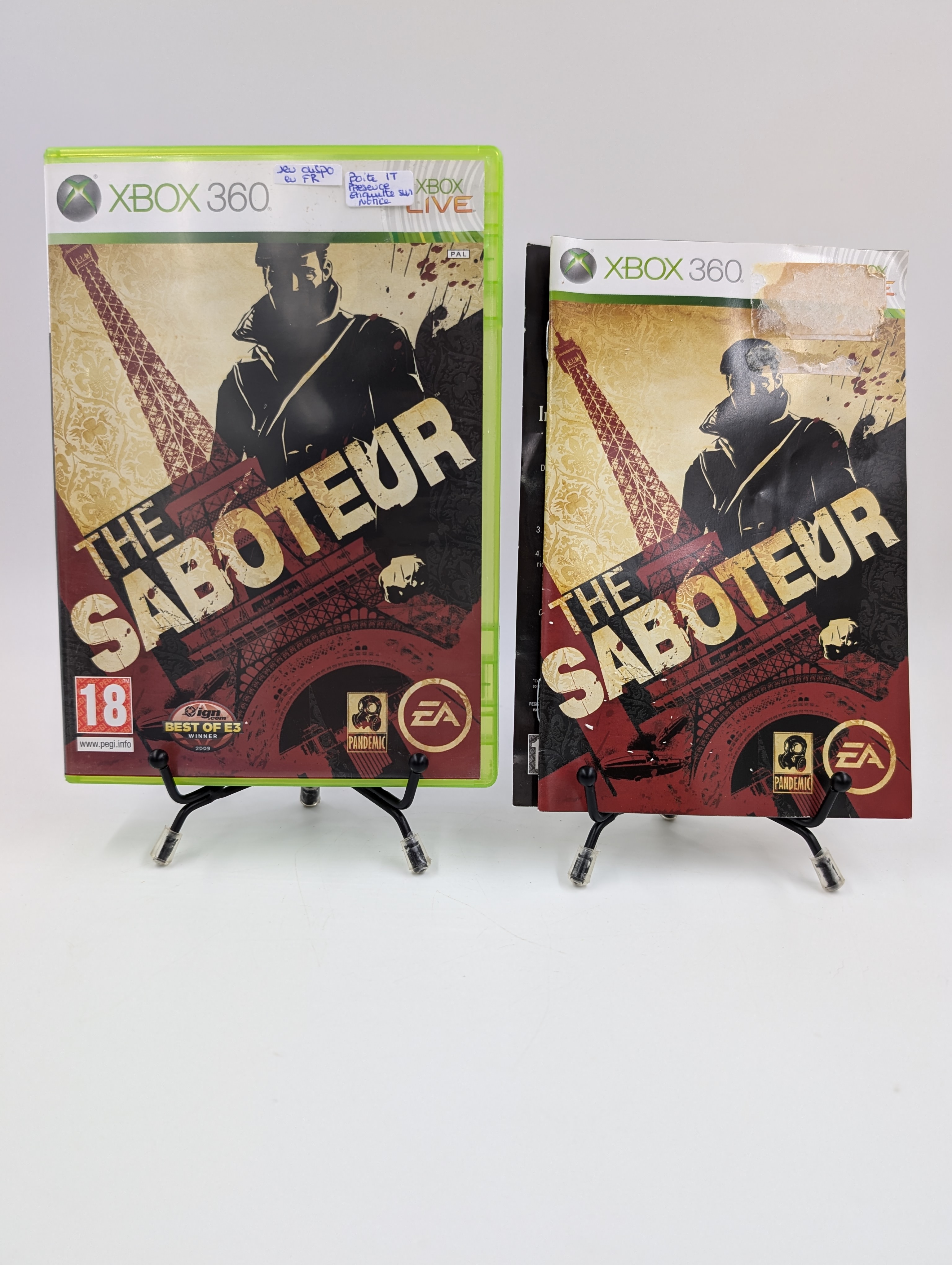 Jeu Xbox 360 The Saboteur en boite, complet boite IT jeu FR 22 Vulbens (74)