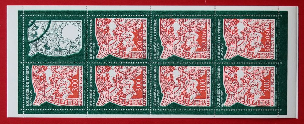 Yvert 3137 Journée du timbre 1998.  4 Chaumontel (95)