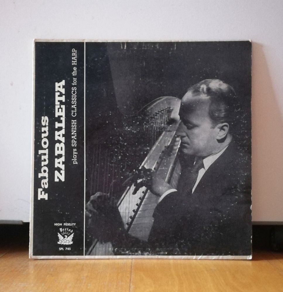 LP ZABALETA : Plays spanish classics for the harp - BE 8 Argenteuil (95)