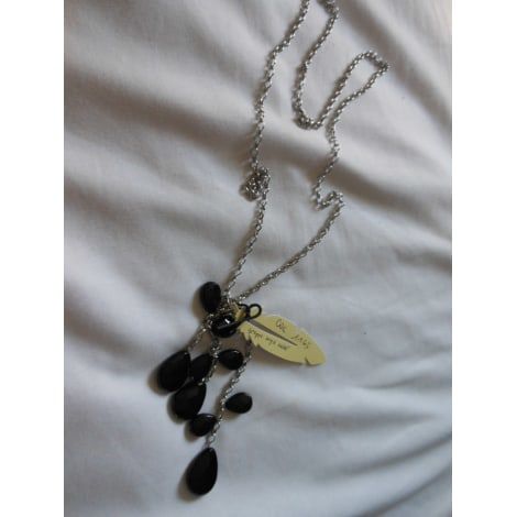 ZABOK COLLIER PENDENTIF ACIER onyx, quartz ou perles nacre 14 Vimy (62)