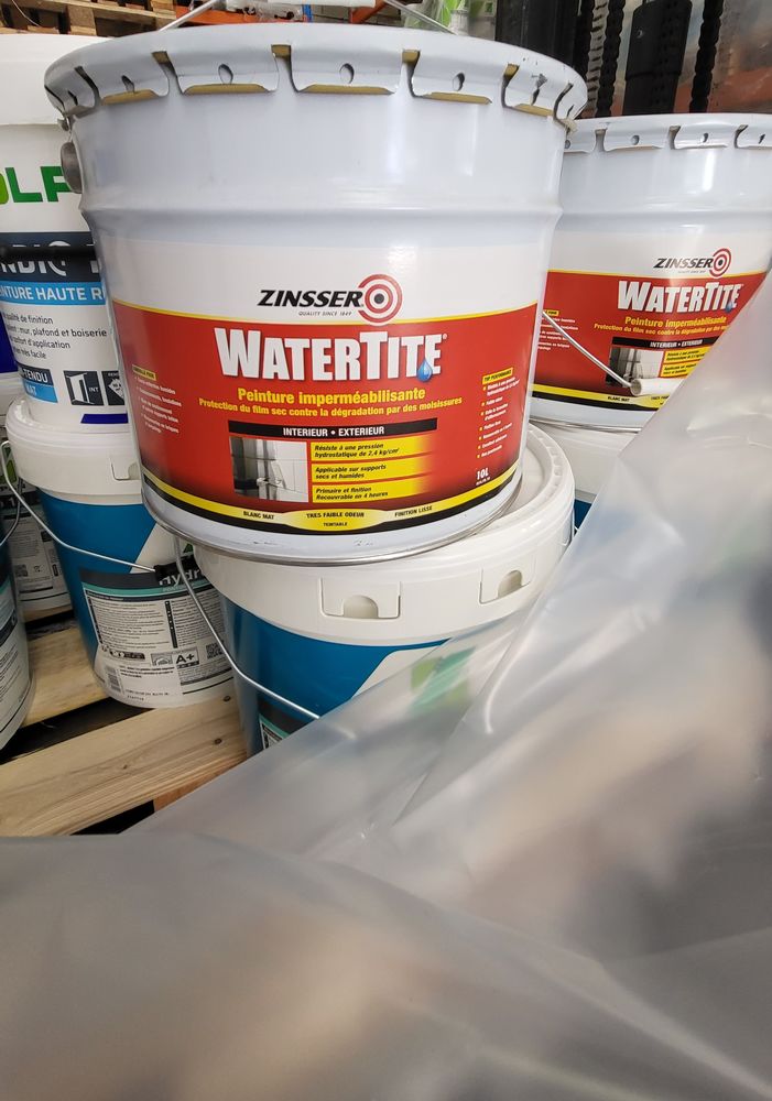 ZINSSER�WATERTITE peinture imperm�abilisante 150 Li�vin (62)