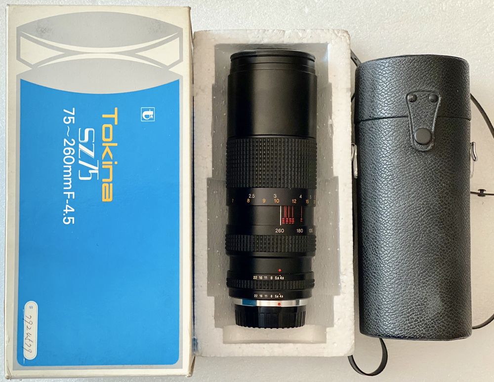 Zoom RMC Tokina 75/260 mm 4.5 Diam 62 mm Pentax K,ME,RICOH 59 Jou�-l�s-Tours (37)