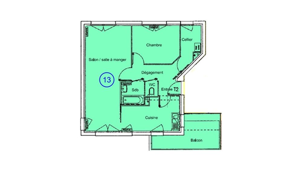 T2 - 55.81m ²