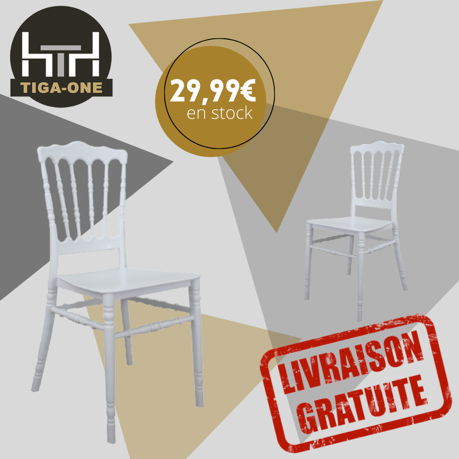 CHAISE DE RECEPTION BLANCHE POUR CHR 1 59000 Lille