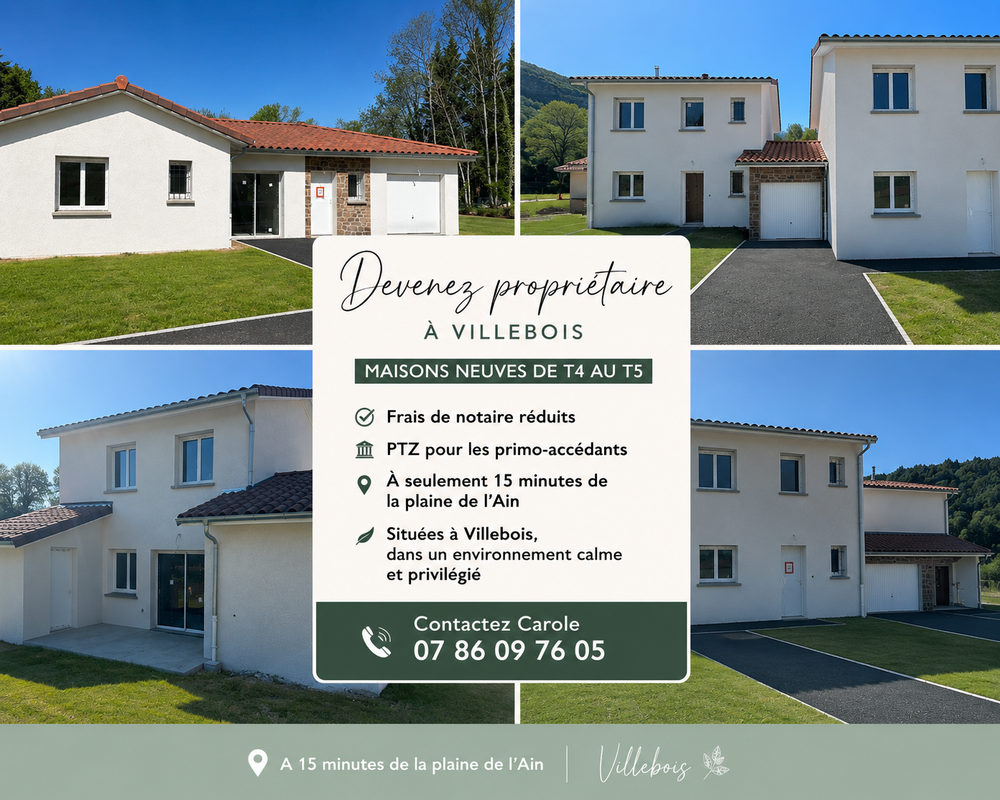 maison de 90 m2 avec garage et terrainLe titre de votre annonce